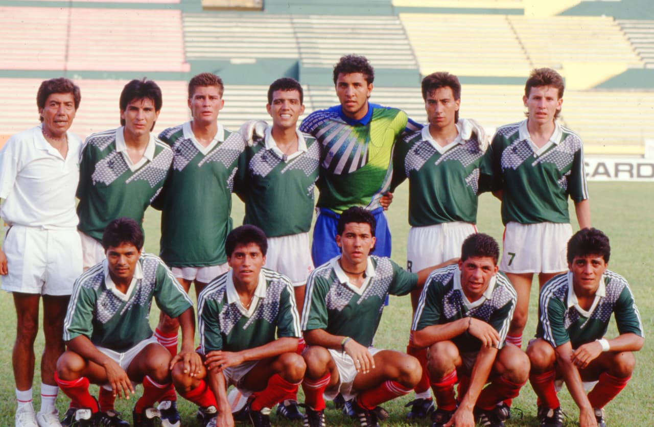Selección Mexicana en 1991.