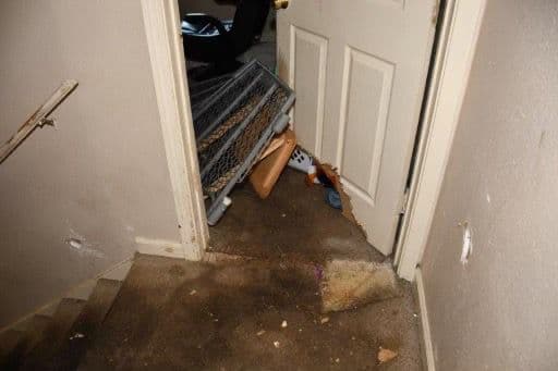 La
<b>adolescente y el bebé estaban encerrados en una habitación, cuya puerta ya estaba dañada por los perros</b>, por lo que en algún momento, los perros lograron entrar y atacar a ambos.