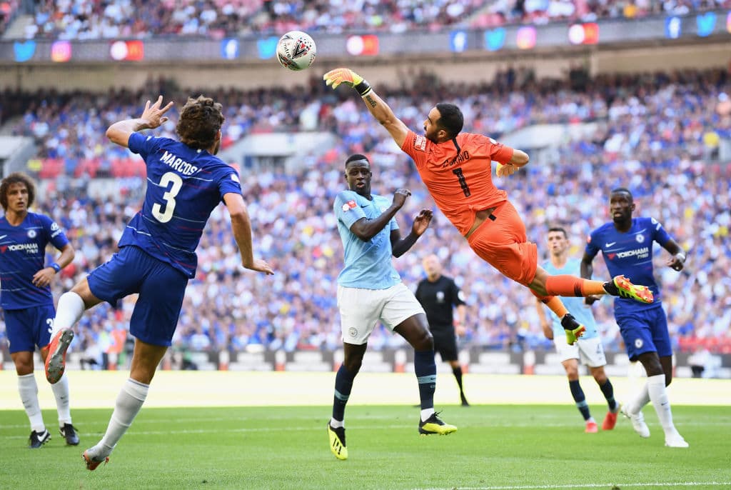 El arquero chileno Claudio Bravo se encargó de mantener en cero la portería de los 'Citizens'.