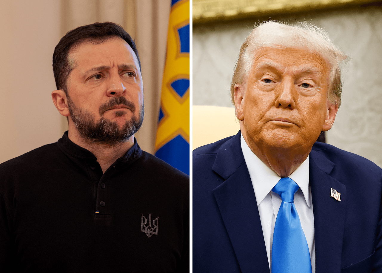 Trump repite mentiras de Rusia y llama al presidente Zelensky "dictador"