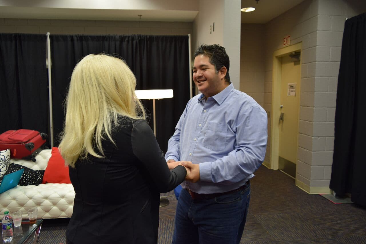 El emocionante encuentro entre Miguel Carrasquillo con la diva ponceña ocurrió durante el KQ Live Concert