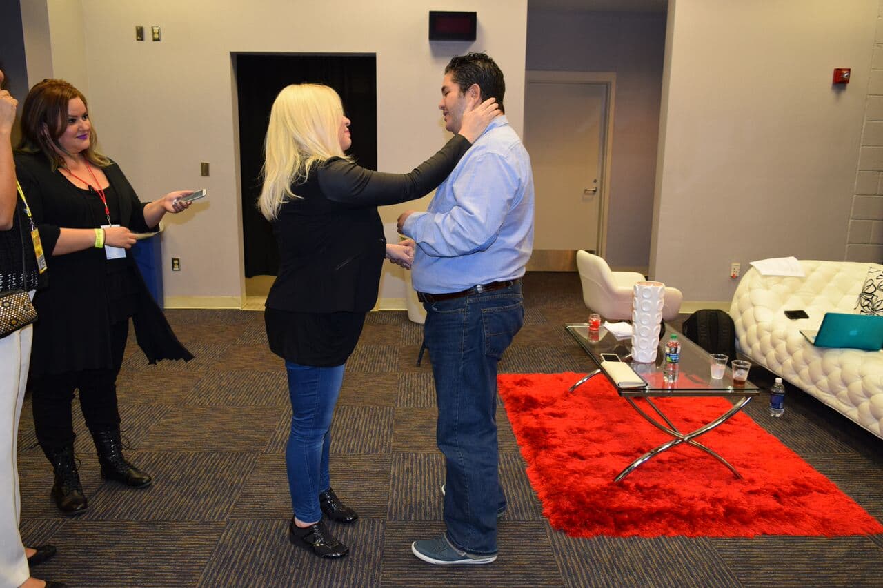 El emocionante encuentro entre Miguel Carrasquillo con la diva ponceña ocurrió durante el KQ Live Concert