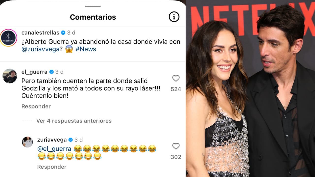 Así reaccionaron Alberto Guerra y Zuria Vega a los rumores de una supuesta separación entre ellos.