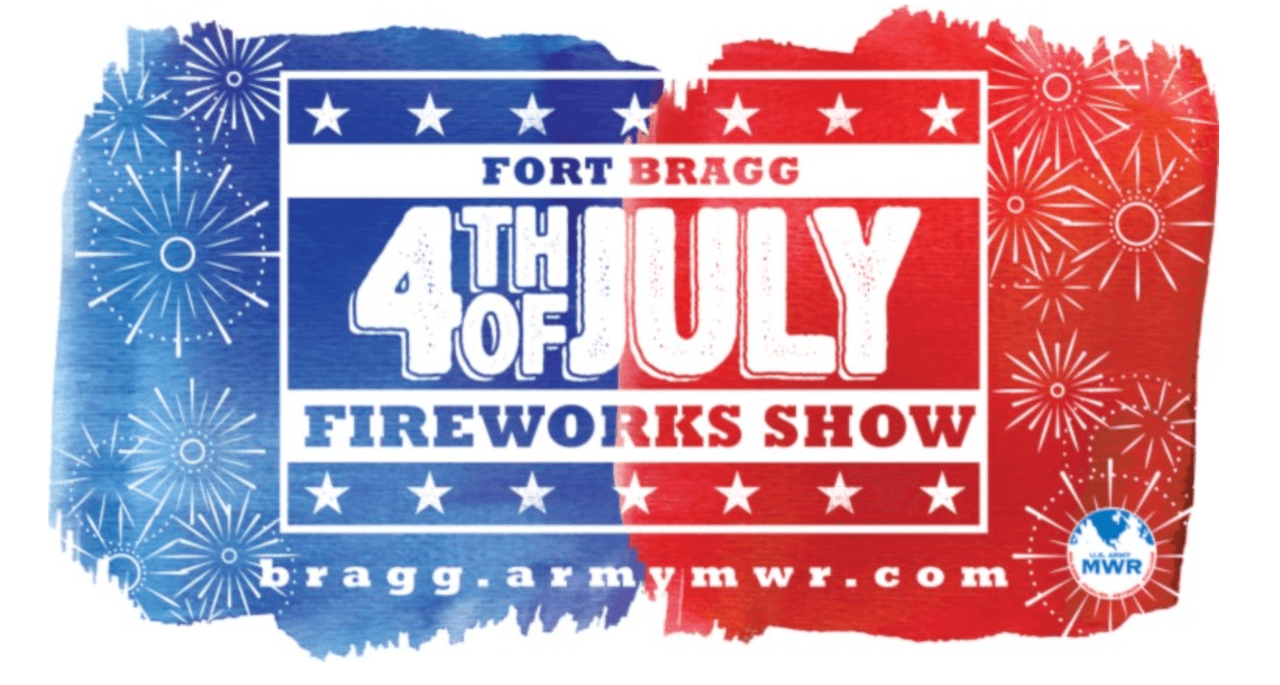 El show de fuegos artificiales comenzará el 4 de julio a las 9:30 p.m. en la base militar de Fort Bragg.