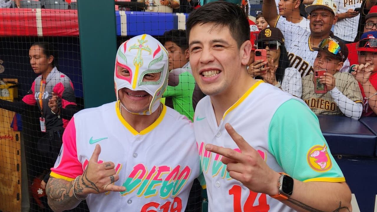 Padres vs. Giants: Rey Mysterio y Brandon Moreno presentes en el Mexico City Series