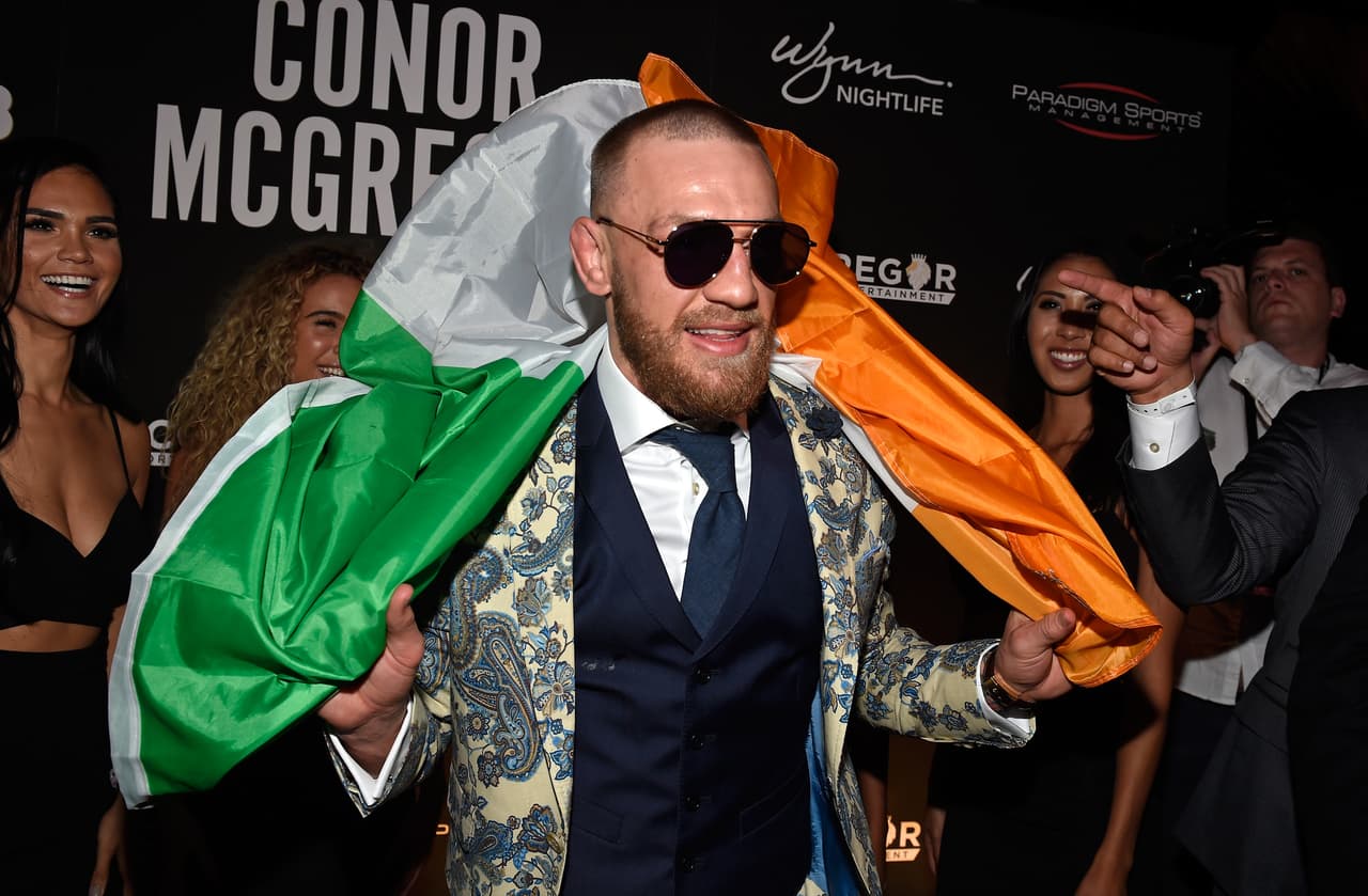 LAS VEGAS, NV - AUGUST 27: Conor McGregor attends his after fight party and his Wynn Nightlife residency debut at the Encore Beach Club at Night at Wynn Las Vegas on August 27, 2017 in Las Vegas, Nevada. (Photo by David Becker/Getty Images for Wynn Nightlife)