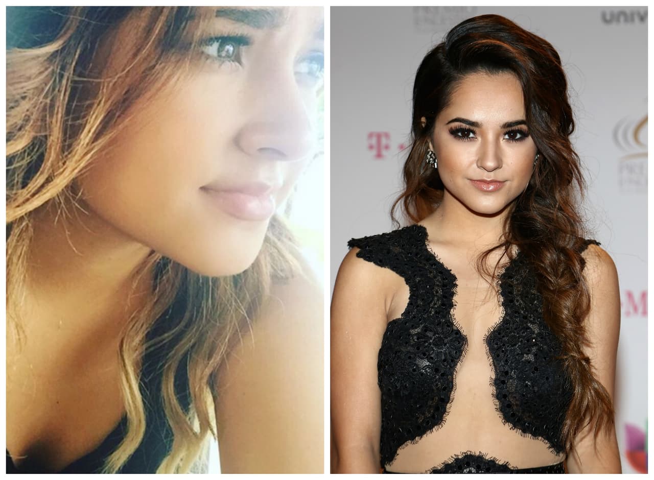9.- BECKY G. Esta pequeña luce genial con o sin maquillaje.