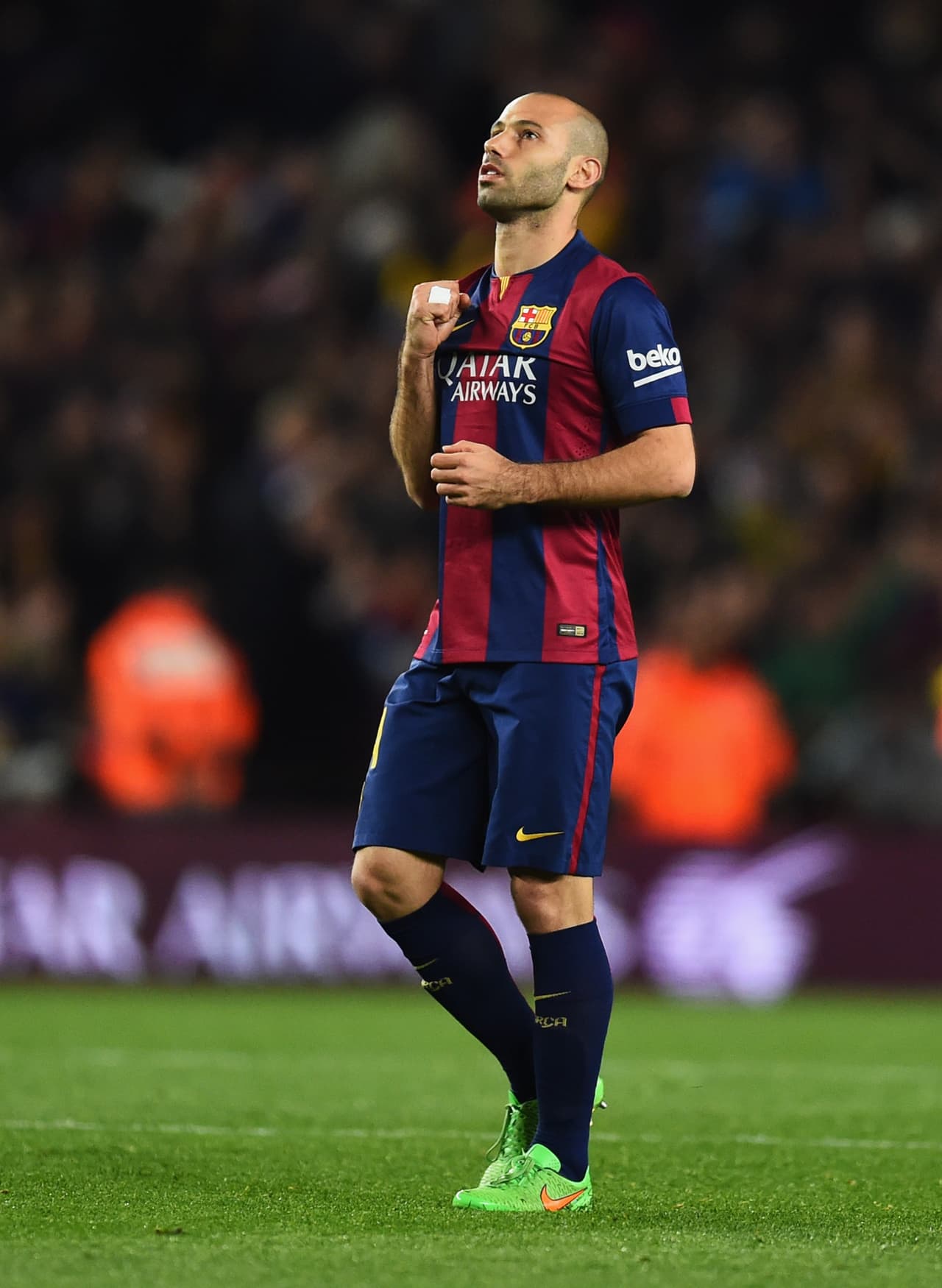 Mascherano fue elegido como cuarto capitán del Barcelona