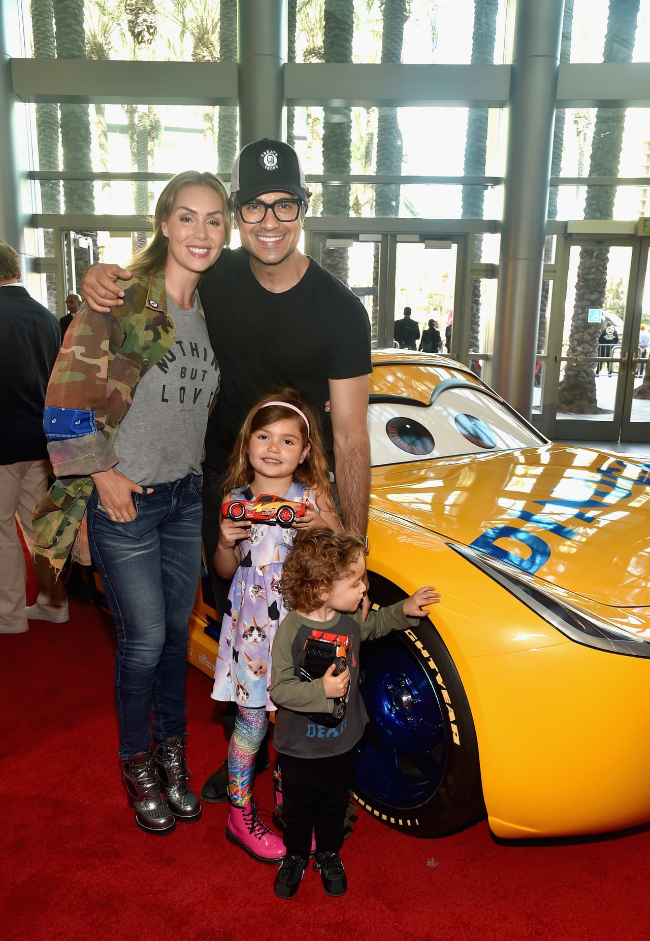 O, más recientemente, a la premiere de ‘Cars 3’, en junio de 2017.