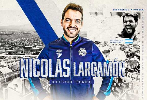 Nicolás Larcamón, el nuevo entrenador del Puebla, fue ayudante de Pablo Guede y viene de trabajar en Curicó Unido de Chile.