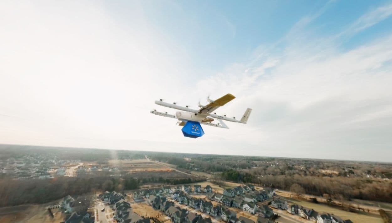 Del súper a tu puerta en minutos: drones de Walmart aterrizarán en más ciudades