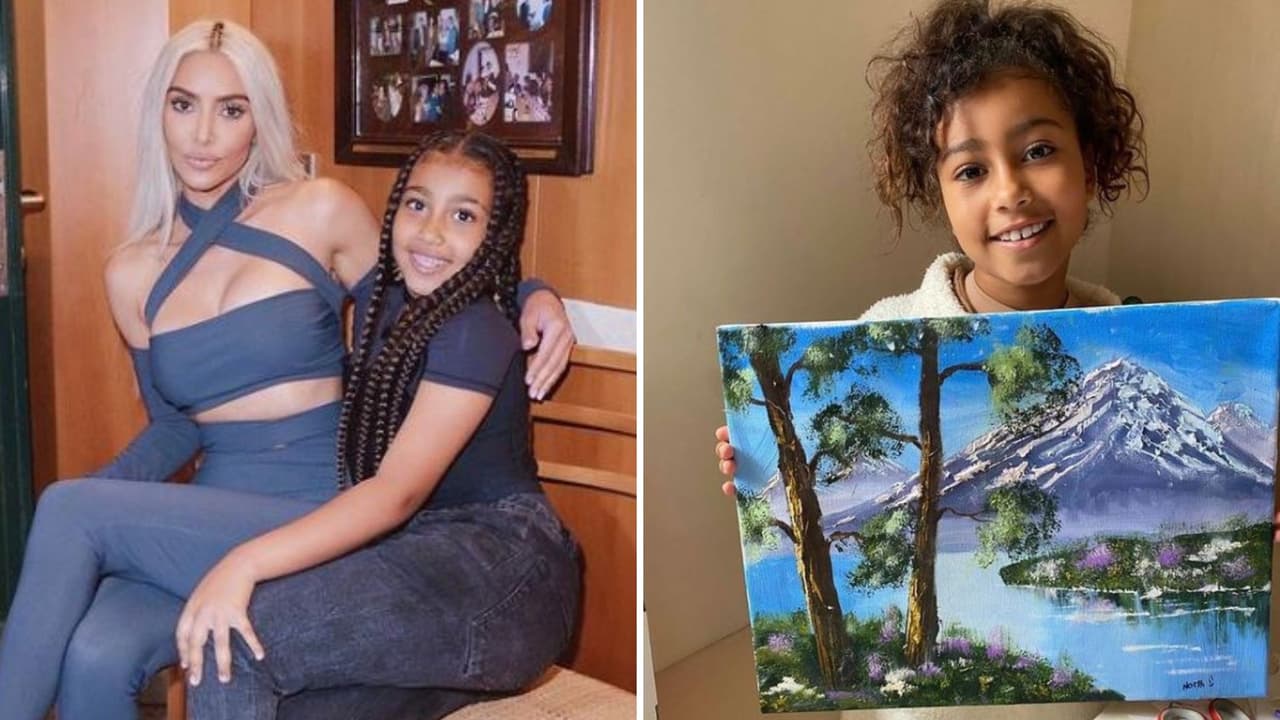 Kim Kardashian y su hija North West