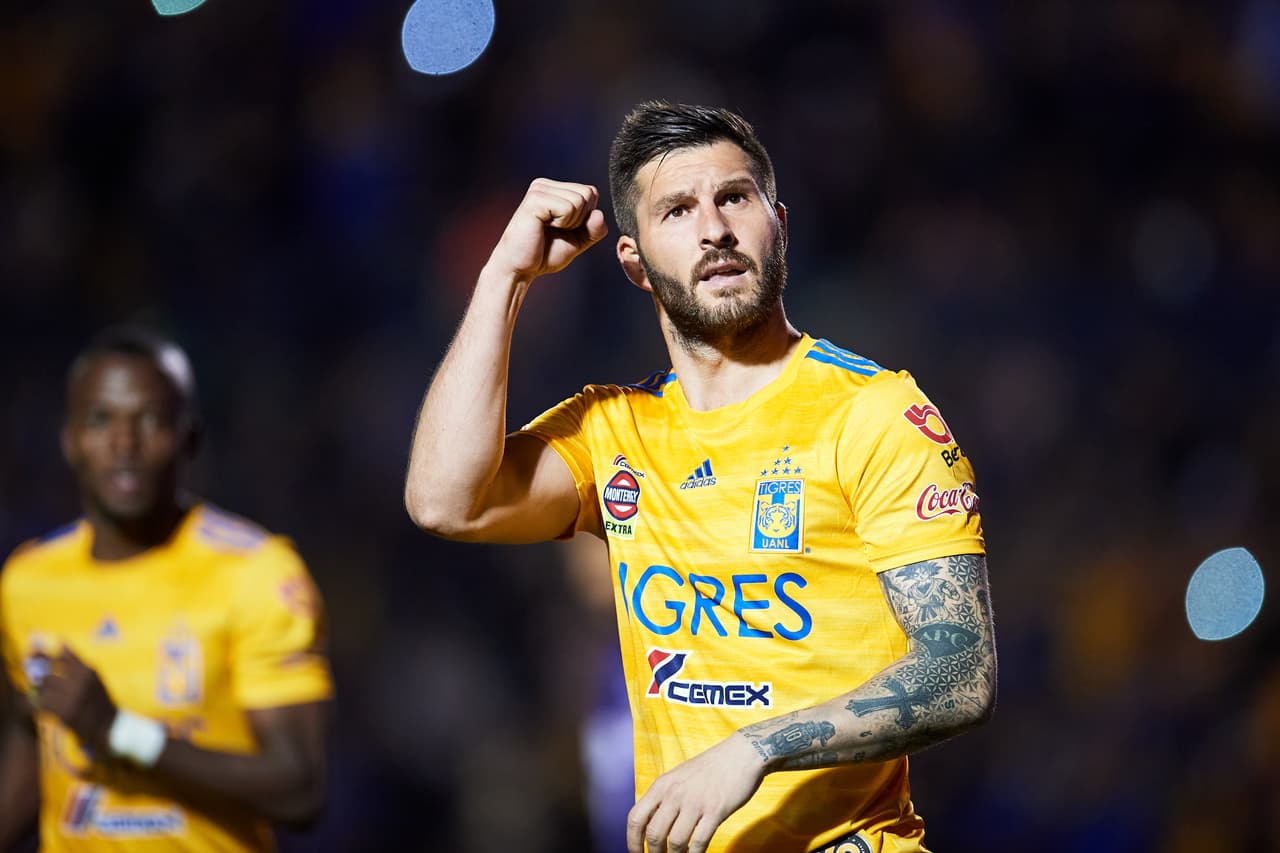 <b>André-pierre Christian Gignac</b> - Como era de esperarse, la joya francesa de los Tigres aparece en lo alto de la lista al conseguir ocho tantos en lo que va del Clausura 2020,