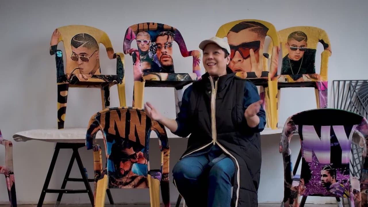 Edra Soto, artista boricua en Chicago rinde homenaje a Bad Bunny previo al Super Tazón