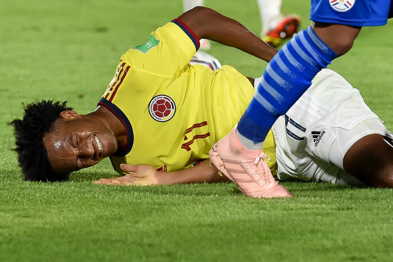 Paraguay no logró aguantar la ventaja y Juan Cuadrado marcó para que Colombia rescatara un punto.