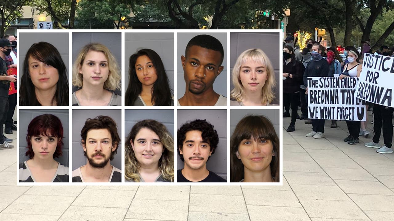 Arrestan a 12 personas tras protestas en el centro de Austin por el caso de Breonna Taylor