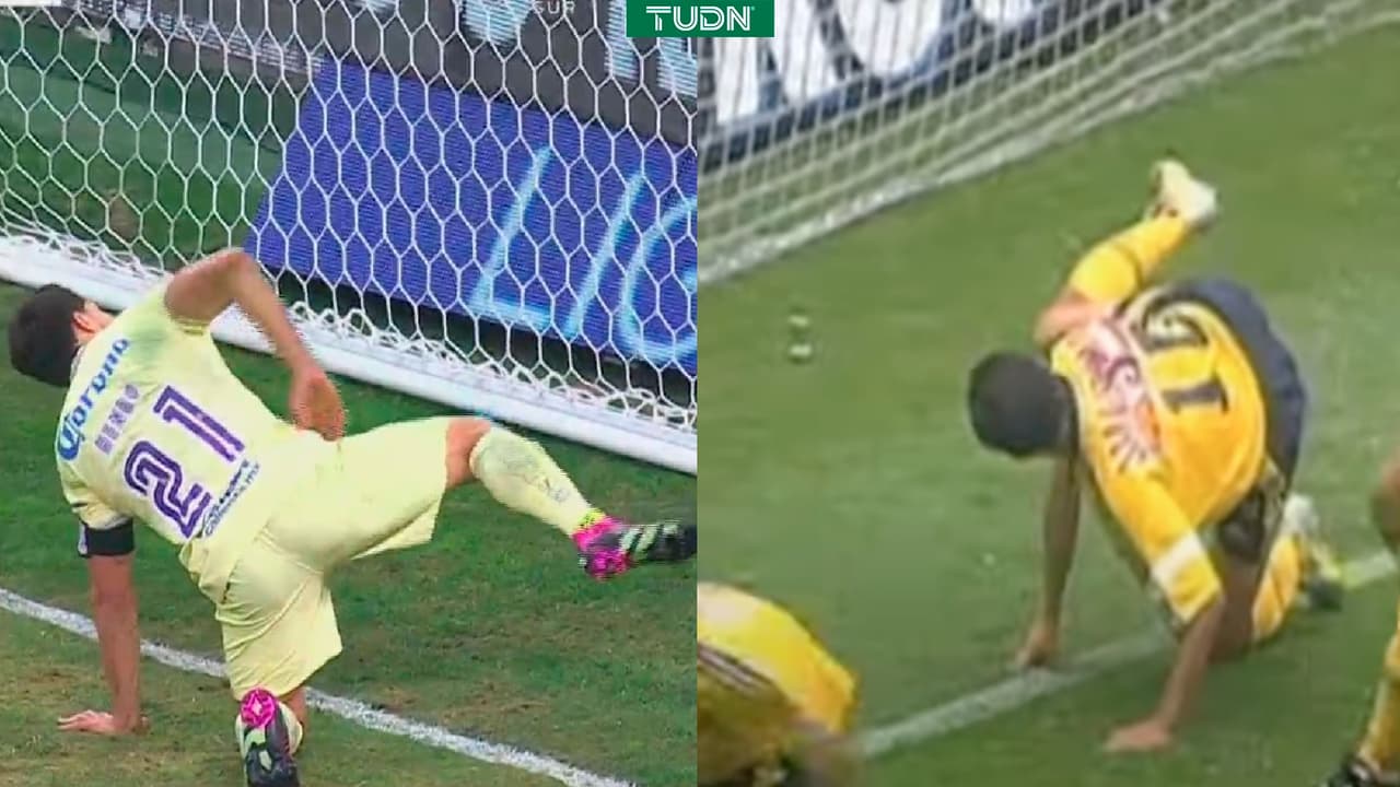 Henry Martín revive polémico festejo de Cuauhtémoc Blanco y es amonestado