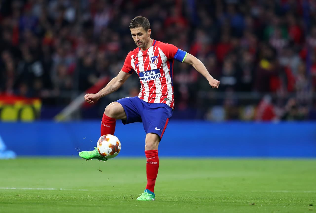 MADRID, SPAIN - MAY 03: Gabi of Atletico Madrid during the UEFA Europa League Semi Final second leg match between Atletico Madrid and Arsenal FC at Estadio Wanda Metropolitano on May 3, 2018 in Madrid, Spain. (Photo by Catherine Ivill/Getty Images)