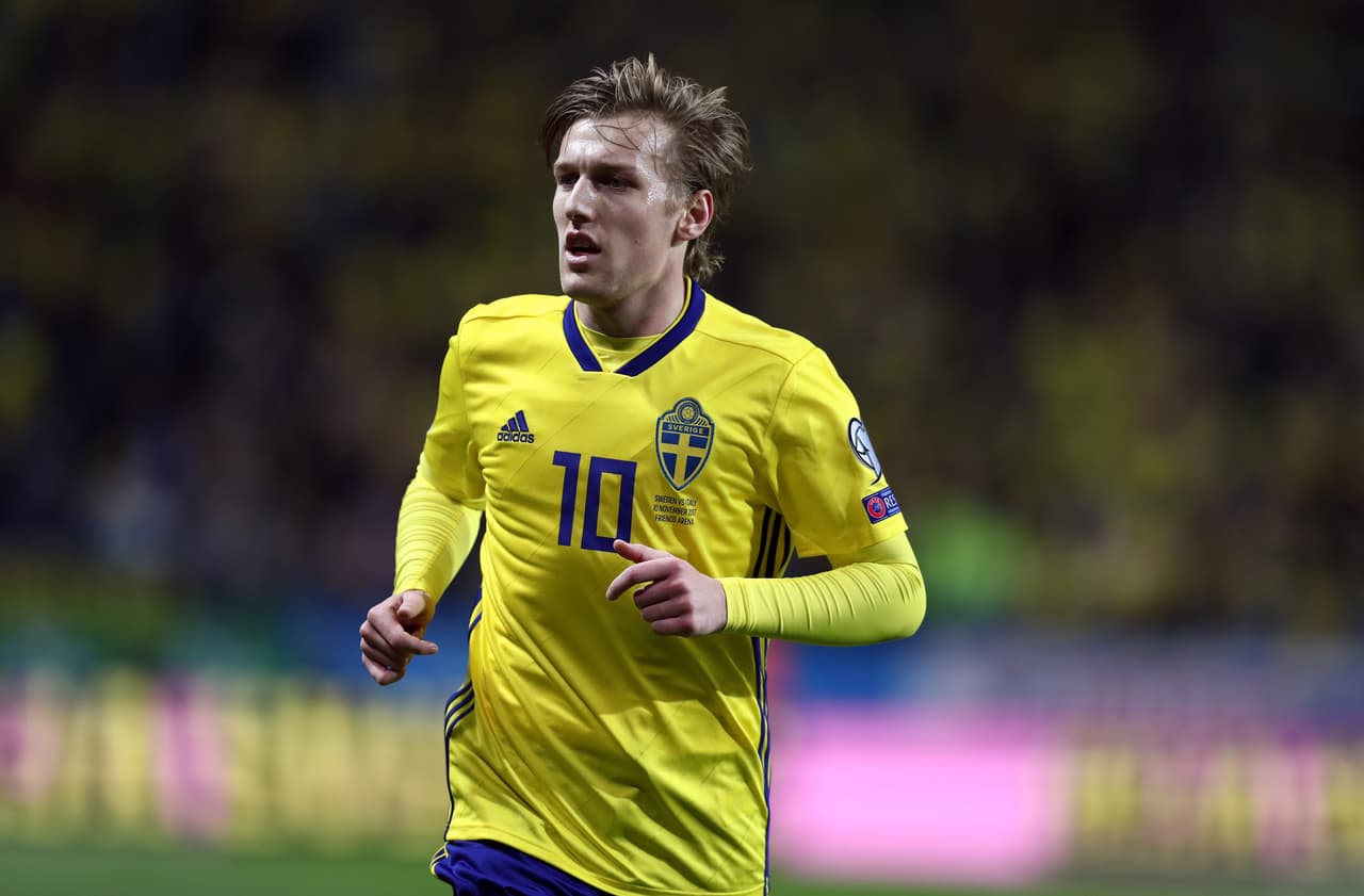Emil Forsberg es el jugador que más sobresale en Suecia, equipo que tras la salida de Zlatan Ibrahimovic tiene un trabajo sólido en bloque. El volante del Leipzig es muy peligroso.