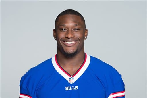 El corredor de los Buffalo Bills, Karlos Williams, fue hospitalizado