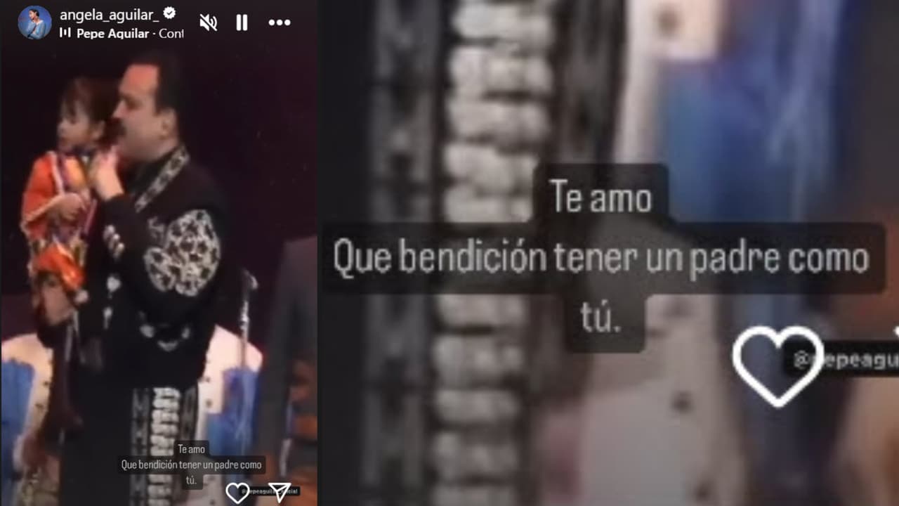 Este es el mensaje que Ángela Aguilar publicó en Instagram dedicado a su papá Pepe Aguilar en medio de los rumores de un supuesto distanciamiento entre ellos ante el romance que ella sostiene con Christian Nodal.