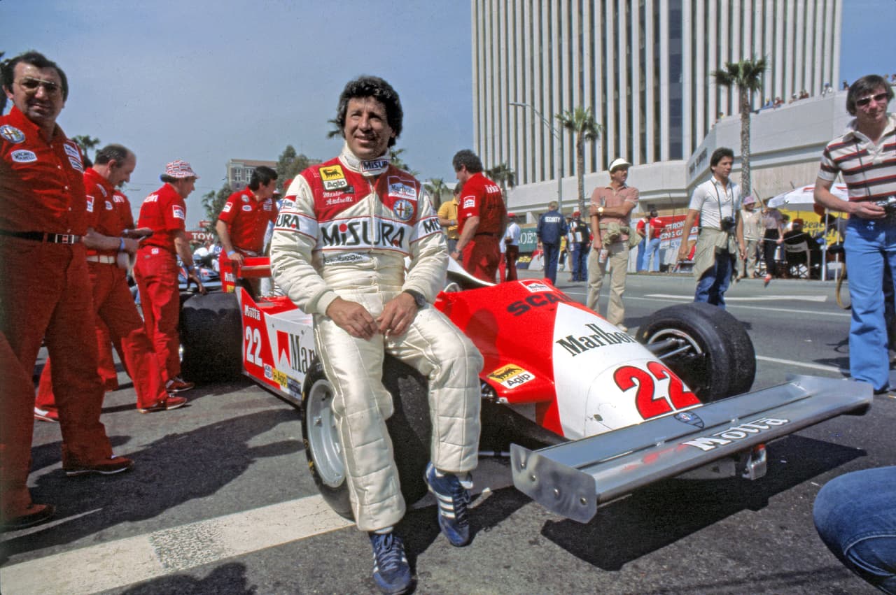 Mario Andretti y su Tipo 179 F1 en 1981