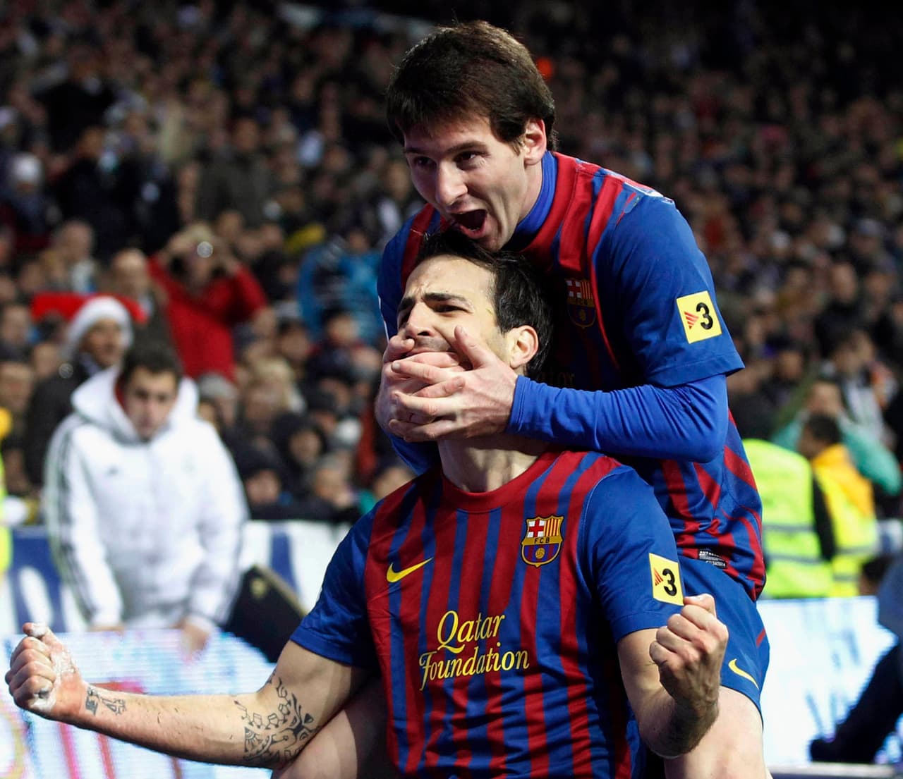 Lionel Messi y Cesc Fàbregas