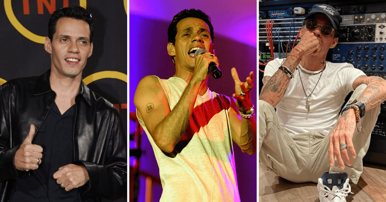 El antes y después de los tatuajes de Marc Anthony