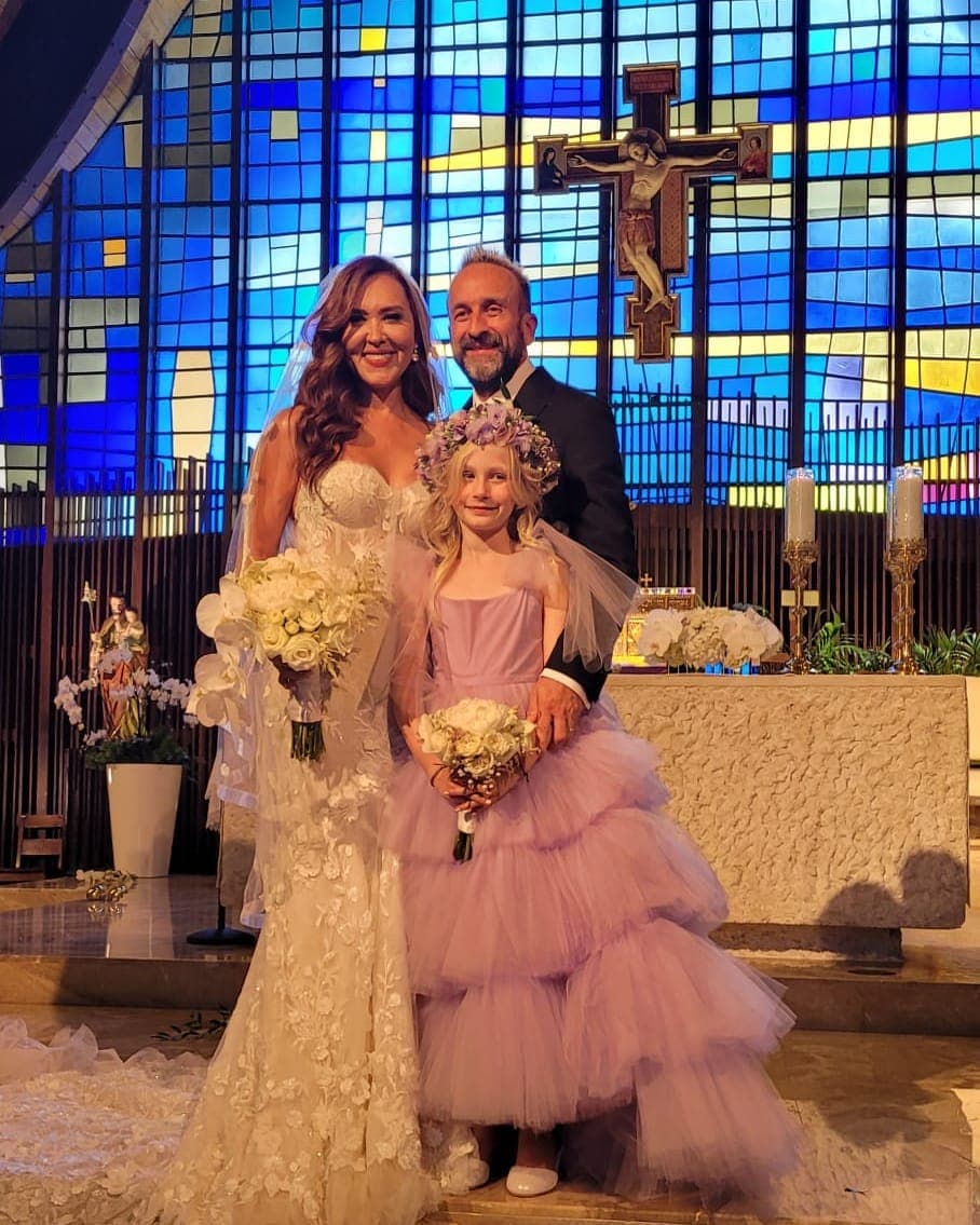 Otro momento para recordar en la historia de amor entre Tanya Charry y Sebastián Jiménez fue su boda el 7 de agosto 2021 en la iglesia de St. Hugh de Coconut Grove en Miami y luego la recepción en el Mandarin Oriental; un día mágico.