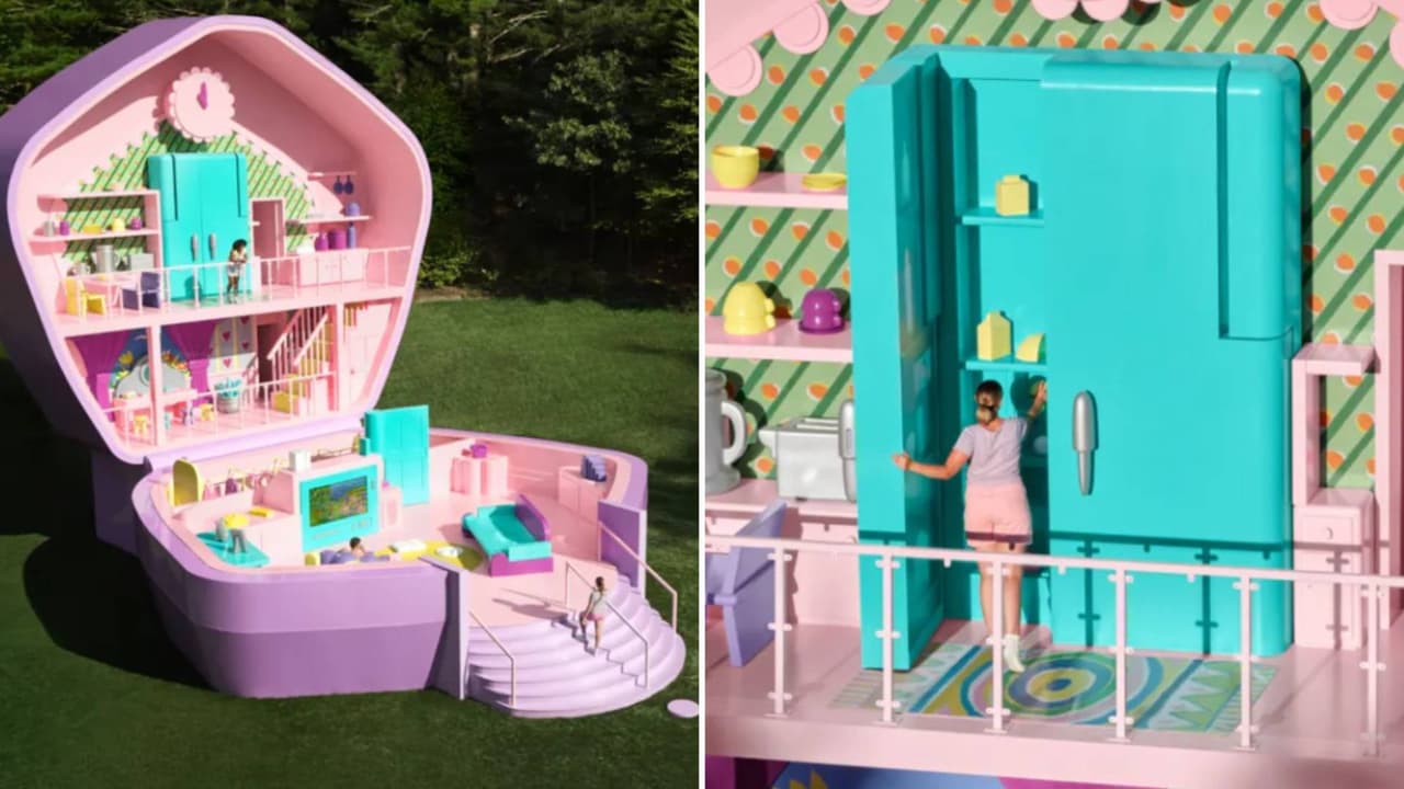 Para que tu niña interior sea feliz: Así luce la casa Polly Pocket de tamaño real de Airbnb (fotos)