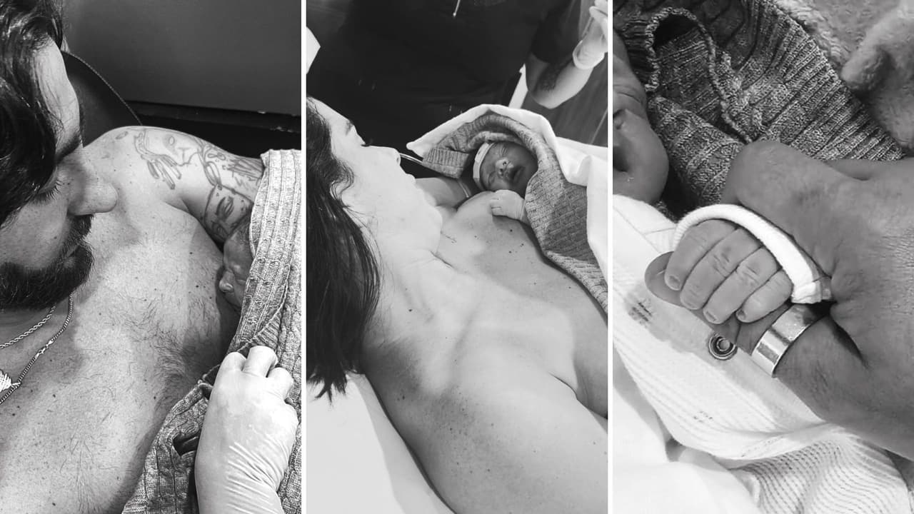 Luis 'Potro' Caballero anuncia el nacimiento de su primer hijo.