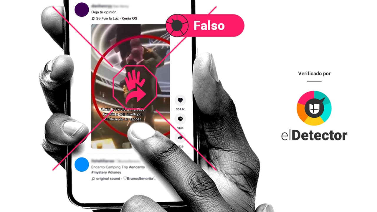 ElDetector responde a la audiencia: ¿Chris Rock pide perdón llorando a Will Smith, como dice el video que circula en TikTok ?