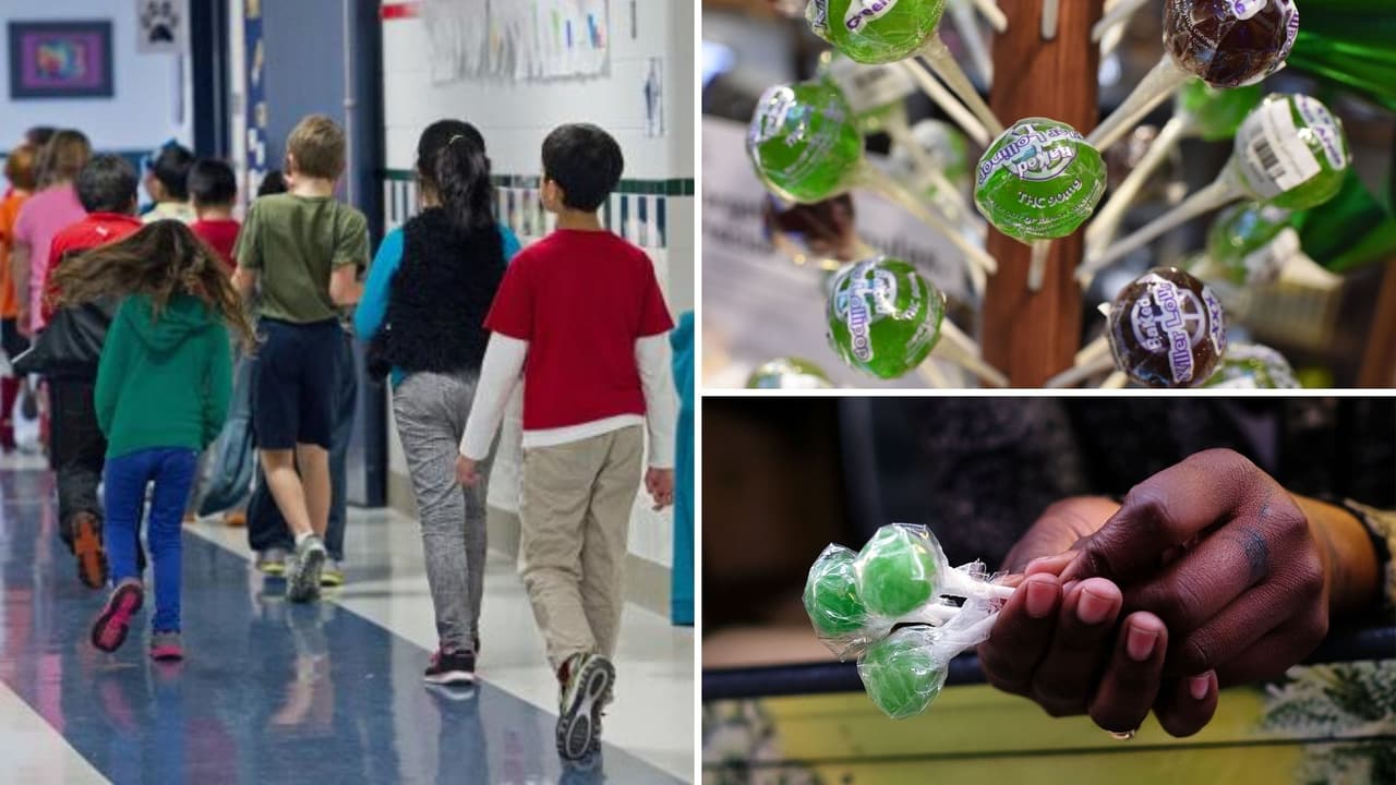 ¿Estudiantes de escuela primaria atendidos por posible consumo de marihuana en Koreatown?