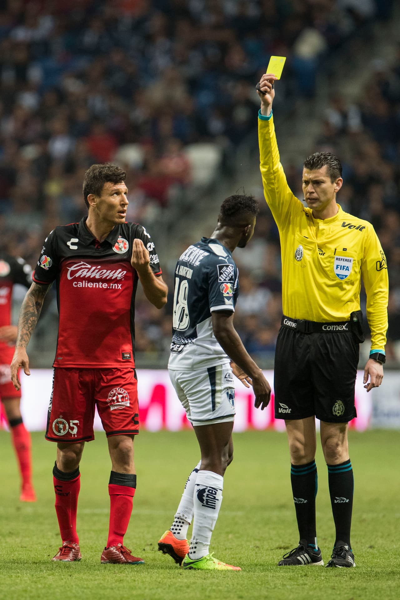 Erick Yair Miranda mostró ocho tarjetas de amonestación durante el encuentro además de marcar el penal ya citado.