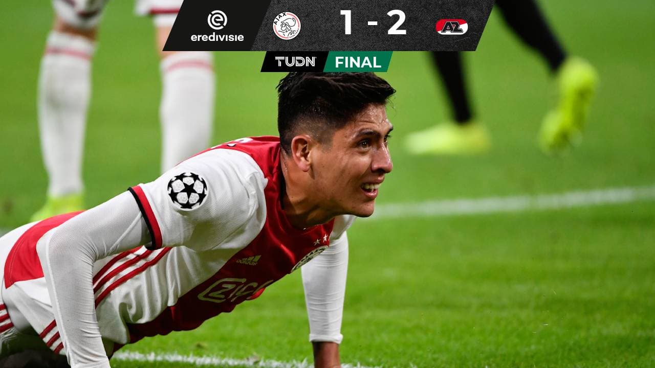 Mal partido de Edson Álvarez en la derrota del Ajax