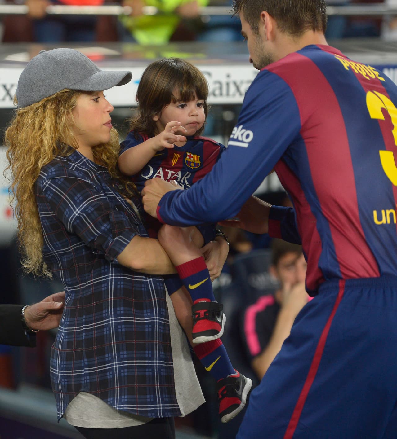 Sus nenes también lo adoran.