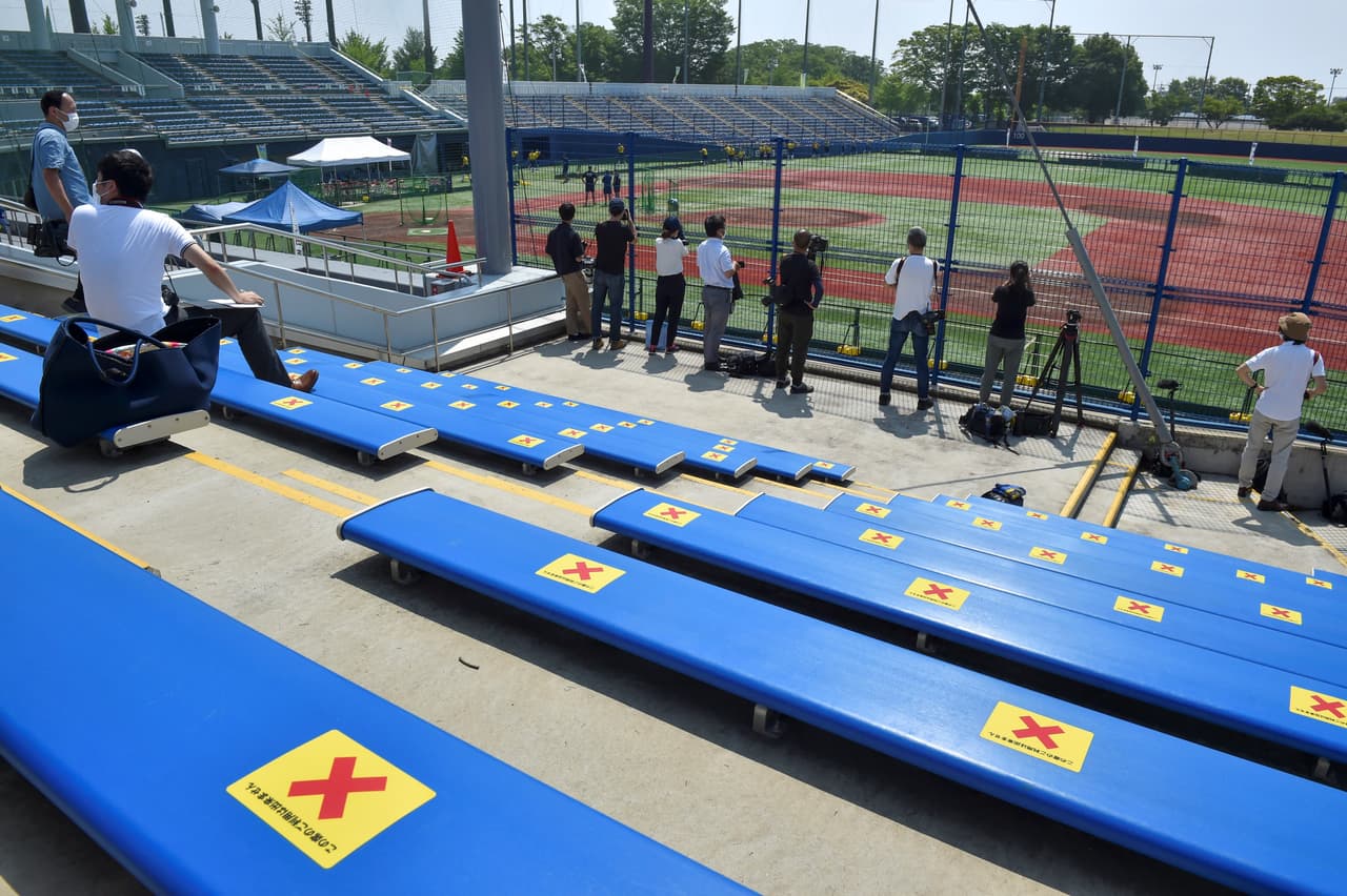 Práctica de Softbol en Tokyo 2020