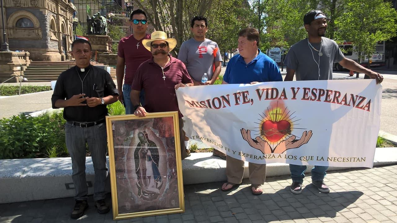 Caravana contra el odio que partió de Chicago a Cleveland llega a su destino