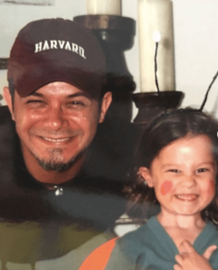 Alejandro Sanz y su hija Manuela