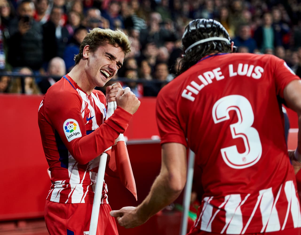 En el segundo tiempo Griezmann anotaría doblete desde el punto penal, luego de una falta sobre Costa del arquero sevillano.