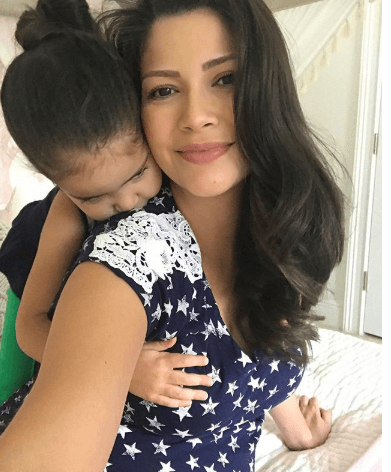 Giulietta es una nena muy amorosa y Ana Patricia mostró un sinfín de instantes llenos de ternura.