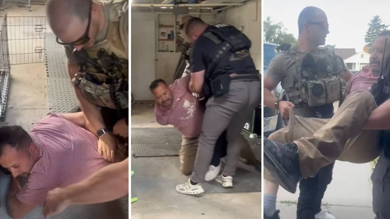 “Ay, Dios mío, por favor”: Mujer capta arresto de ICE a su padre en su casa en SLC