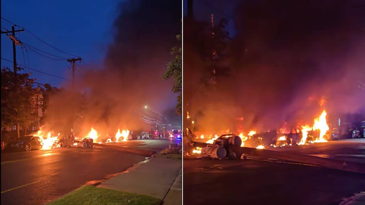 Explosión de transformador en Hackensack incendia vehículos y deja a miles sin electricidad