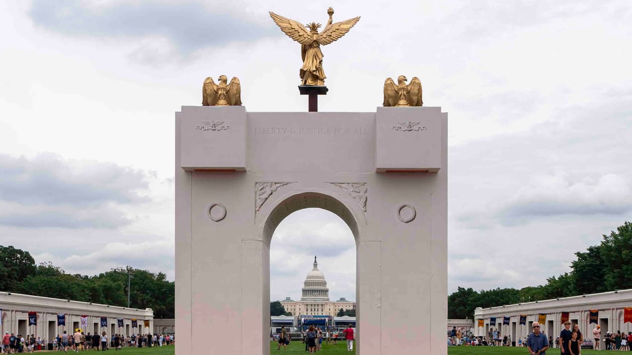 Así será el arco de Trump.