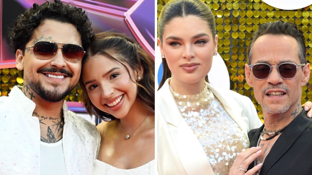 ¡Los "compadres" de nuevo juntos! Nodal, Ángela, Marc y Nadia en Premios Juventud 2026