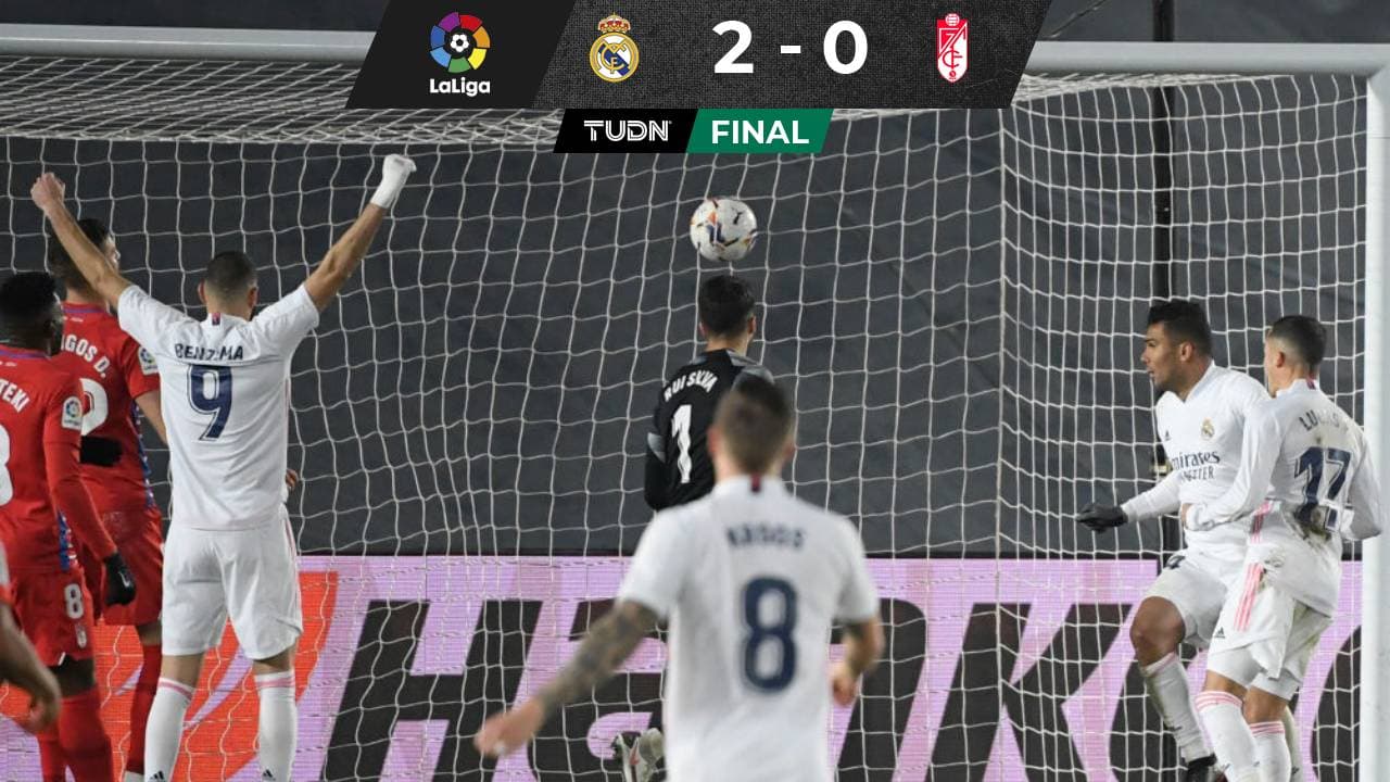 Real Madrid iguala al Atlético con una victoria ante el Granada