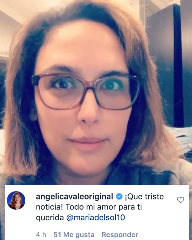 Tras enterarse del fallecimiento de la primera actriz, los famosos enviaron sus condolencias a la familia de Josefina Echánove. "¡Qué triste noticia! Todo mi amor para ti @mariadelsol10" escribió Angélica Vale en Instagram.