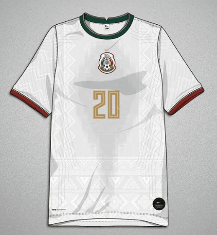 Marcus Led, diseñador sueco, se inspira en calendario azteca y le da vida a la playera de la Selección de México con un estilo innovador ¿Te gustaría ver al Tri así?