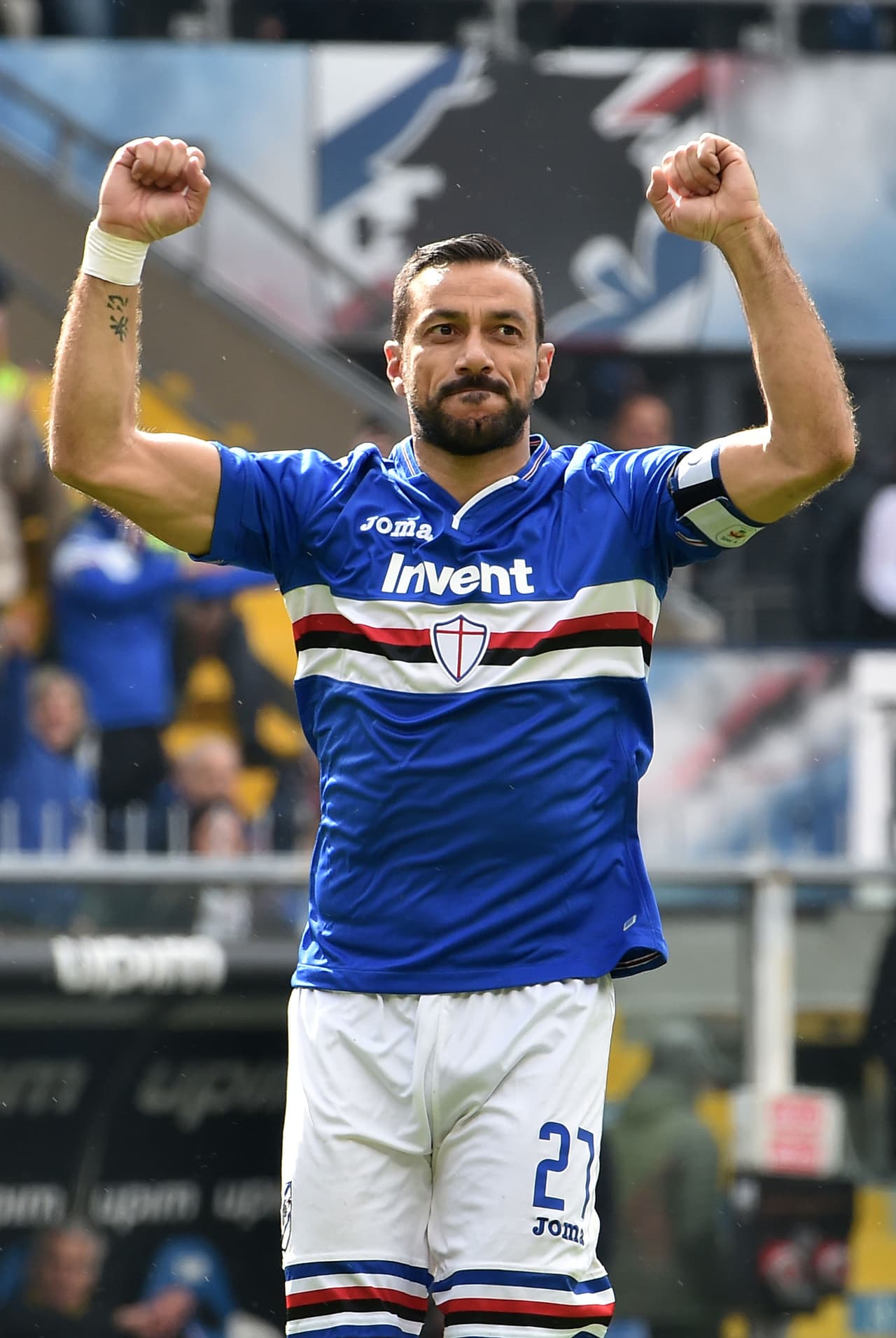 Fabio Quagliarella. Sampdoria vs Napoli, 2 Septiembre 2018.
<br>