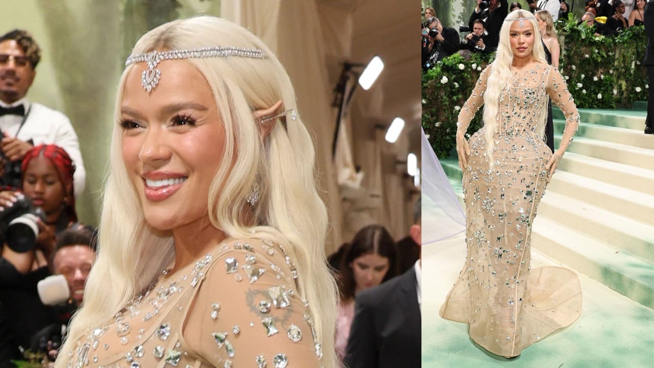 Karol G en la Met Gala 2024.